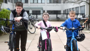 Oxford Children's Hospital patients given new bikes